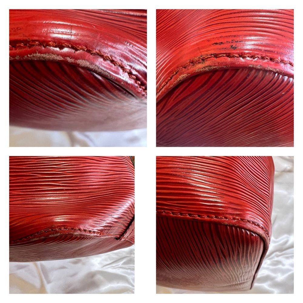 Louis Vuitton Epi Noé Bucket Bag in Castillan Red - Picture 6 of 15